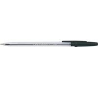 Q-Connect Classiche penne a sfera nere, spessore tratto 0,5 mm, inchiostro resistente alla luce, confezione da 50 pezzi, per ufficio, casa e scuola