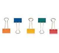 Q-Connect Clip pieghevoli assortite, 32 mm, confezione da 10