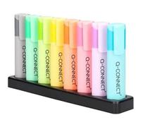 Q-Connect Desk set evidenziatori Pastel 1,5-5 mm - colori pastello assortiti conf. 8 pezzi - KF17806
