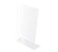 Q-Connect Espositore a L, da tavolo, per ristoranti, hotel, conferenze e ricevimenti, 100 x 150 mm