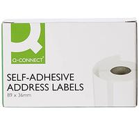 Q Connect, Etichette adesive, 89 x 36 mm, 250 pz.