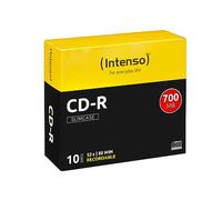 Q-Connect KF00419 CDR da 700 MB, Argento, Confezione da 10 Pezzi