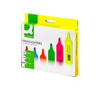 Q-CONNECT KF01116 - Set di 4 evidenziatori a penna assortiti