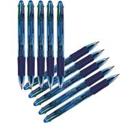 Q-Connect - KF01938, Penna a sfera con 4 colori, confezione da 10