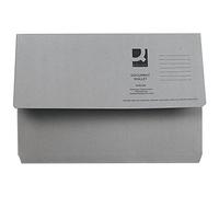 Q-CONNECT KF23013 - Portafoglio per documenti, 285 g/mq, colore: Grigio