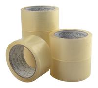 Q-Connect Low Noise Polypropylene Packaging Tape 50mmx66m Clear (Pack of 6)