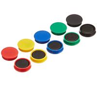 Q CONNECT MAGNETS 25MM ASSORTED PK10