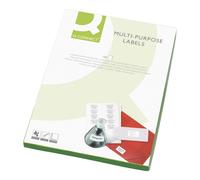 Q-Connect Multipurpose Labels 139x99mm 4 Per Sheet White (Pack of 400) 9670055 1