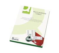 Q-Connect Multipurpose Labels 63.5 x 46.5 mm 18 Per Sheet White (1800 Pack) KF26