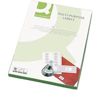 Q-Connect Multiuso Etichette per Getto D'Inchiostro Laser E Fotocopiatrici A4