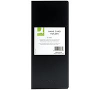 Q Connect Name porta carte di credito/biglietti da visita, colore: nero