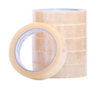 Q-Connect Nastro adesivo trasparente PP 24 mm x 66 m - conf. 6 rotoli - KF27017