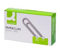 Q-Connect Paperclip 32mm Lipped Pack of 100 KF01316Q Pack of 10