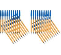 Q-Connect Penna a sfera F blu conf. da 20 - KF34047 (Confezione da 2)