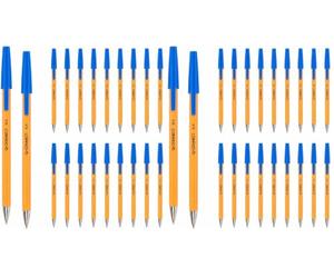 Q-Connect Penna a sfera F blu conf. da 20 - KF34047 (Confezione da 2)
