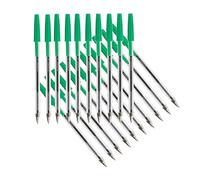 Q Connect, penna a sfera, media, blu, modello KF20639, confezione da 50 pezzi Pacco da 20 Confezione da 20 Green