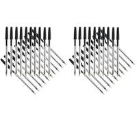 Q-Connect Penna a sfera tratto M - nero conf. 20 pezzi - KF34042 (Confezione da 2)