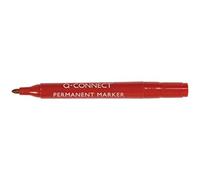 Q-Connect Pennarello indelebile, circa 2 mm, rosso