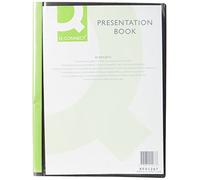 Q-Connect Presentation Display Book 40-Pocket Black