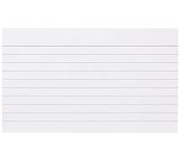 Q CONNECT RECORD CARD 5X3 FT WHT P100