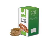 Q-Connect Rubber Bands No.30 50.8 x 3.2mm 500g KF10535,yellow green brown grey