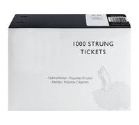 Q-Connect Strung Ticket 37x24mm White (1000 Pack) 39 x 25 mm