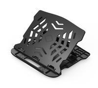 Q-Connect Supporto ergonomico per computer portatile, in plastica/nero, 25,5 x 1,8 x 28 cm, 0,46 kg