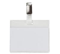 Q-CONNECT - Portabadge Plastica 90x60 Mm Con Clip Apertura Superiore Conf. Da 25 - Kf01560