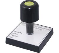 Q-Connect Voucher for Custom Rubber Stamp 75x35mm 75 x 35 mm
