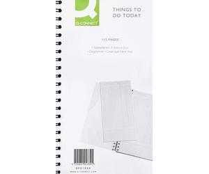 Q-Connect Wirebound Things to Do Today Book 150x280mm