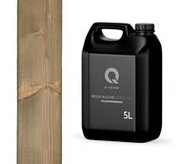 Q-COVER Impregnante Colorato per Legno 2 in 1 Grigio e beige 7006 5L Protezione UV Idrorepellente per Interno ed Esterno