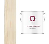 Q-COVER Lasura per legno 5 L Incolore | Protezione del legno | Impregnante all’acqua satinato | Interno & Esterno | Effetto perlante