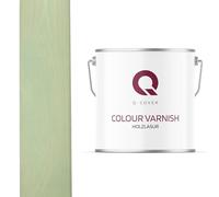 Q-COVER Lasura per legno 5 L Verde oliva | Protezione del legno | Impregnante all’acqua semi-opaco | Interno & Esterno | Effetto perlante