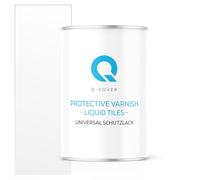 Q-COVER Vernice protettiva universale trasparente, satinata, 1 l, senza solventi, interno, pennello/rullo/spray, resistente ai raggi UV e all'acqua, circa 10 m²/strato