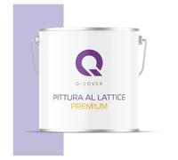 Q-COVER Voc - Vernice in lattice, lavabile, 5 l (circa 35 m²), colore Viola chiaro, colore per interni, colore da parete, classe 2, colore opaco, per chi soffre di allergie, resistente all'abrasione