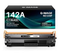 Q-image 142A Toner Senza Chip Compatibili per HP 142A W1420A 142X W1420X per Laserjet Pro M110w M110 M110we MFP M140w M140 M140we M139we M139w M139 (1 Nero, Senza Chip)