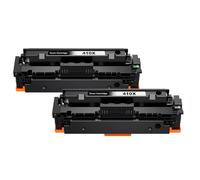Q-image 410 X CF410X Toner compatibile con HP 410X 410A CF410A CF410X Multipack Cartuccia Toner Laserjet Pro MFP M477fdw M377dw M477fdn M477fnw M452dn M452nw M452dw (nero Confezione da 2)