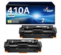 Q-image 410A CF410A Compatibili Cartucce di Toner Sostituzione per HP 410A 410X CF410A CF410X per HP Color LaserJet Pro MFP M477fdw M477fdn M377dw M452nw M452dn M477fnw M477dw M477 M452 (Nero 2-Pack)