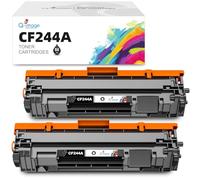 Q-image 44A CF244A Toner per HP 44A CF244A per HP Laserjet Pro MFP M28w M28a M15w M15a (2 Nero)