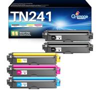 Q-image TN241 TN245 Toner Compatibili per Brother TN-241 TN-245 per MFC-9140CDN MFC-9340CDW 9332CDW HL-3140CW 3150CDW DCP-9020CDW DCP-9022CDW (Nero Ciano Magenta Giallo, 5-Pack)