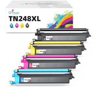 Q-image TN248XL TN-248XL Toner Compatibili per Brother TN248XL TN248BK TN248XLCMYK TN-248XL TN248 per Brother DCP-L3520CDWE L3520CDW L3560CDW MFC-L3760CDW LC3740CDW HL-LC3215CW LC3220CW(4 Pack)