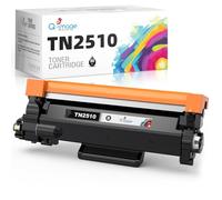 Q-image TN2510 TN-2510 Toner Compatibili per Brother TN2510 TN2510XL per brother HL-L2400DWE,HL-L2445DW,DCP-L2620DW,DCP-L2660DW,DCP-L2665DW,MFC-L2800DW,MFC-L2827DWXL,MFC-L2835DW,MFC-L2860DWE(1 Nero)