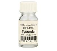 Q-Pen Original Penna per ritocco per mobili Ikea, Pax Tyssedal, colore accurato e altamente pigmentato, colore bianco