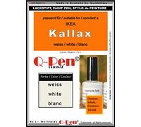 Q-Pen Original Pennarello Touch Up Paint per Ikea Kallax bianco - by