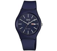 Q&Q Orologio da donna blu con cinturino in gomma blu A212J012Y, Blu, Orologio da donna