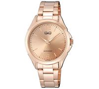 Q&Q Orologio da donna con cinturino in metallo, 3ATM, oro rosa