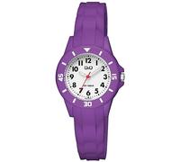 Q&Q V26A-00XVY - Orologio per bambini, in silicone, con fibbia ad ardiglione, 10 bar, analogico, al quarzo, colore: viola