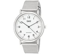 Q&Q Orologio Donna Q05A-001PY Bracciale acciaio inossidabile argento Ø 35/40 mm