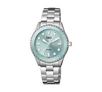 Q&Q Orologio Analogico-Digitale Automatico Donna con Cinturino in Acciaio Inossidabile S7230569