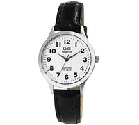 Q&Q Orologio Analogico-Digitale Automatico Donna con Cinturino in Pelle S7233216